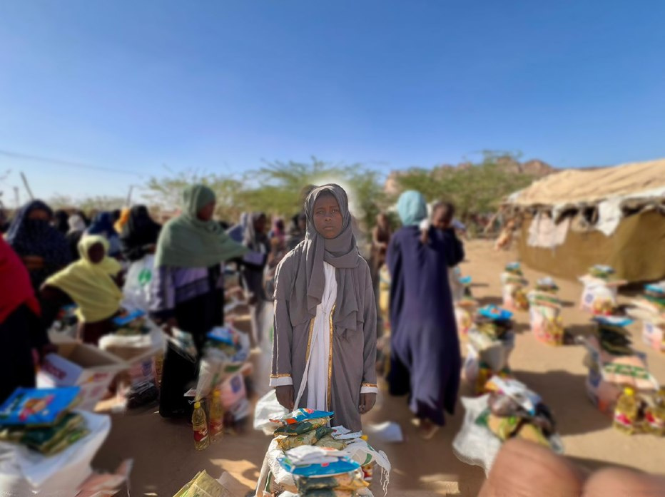Hilfsverteilung im Sudan