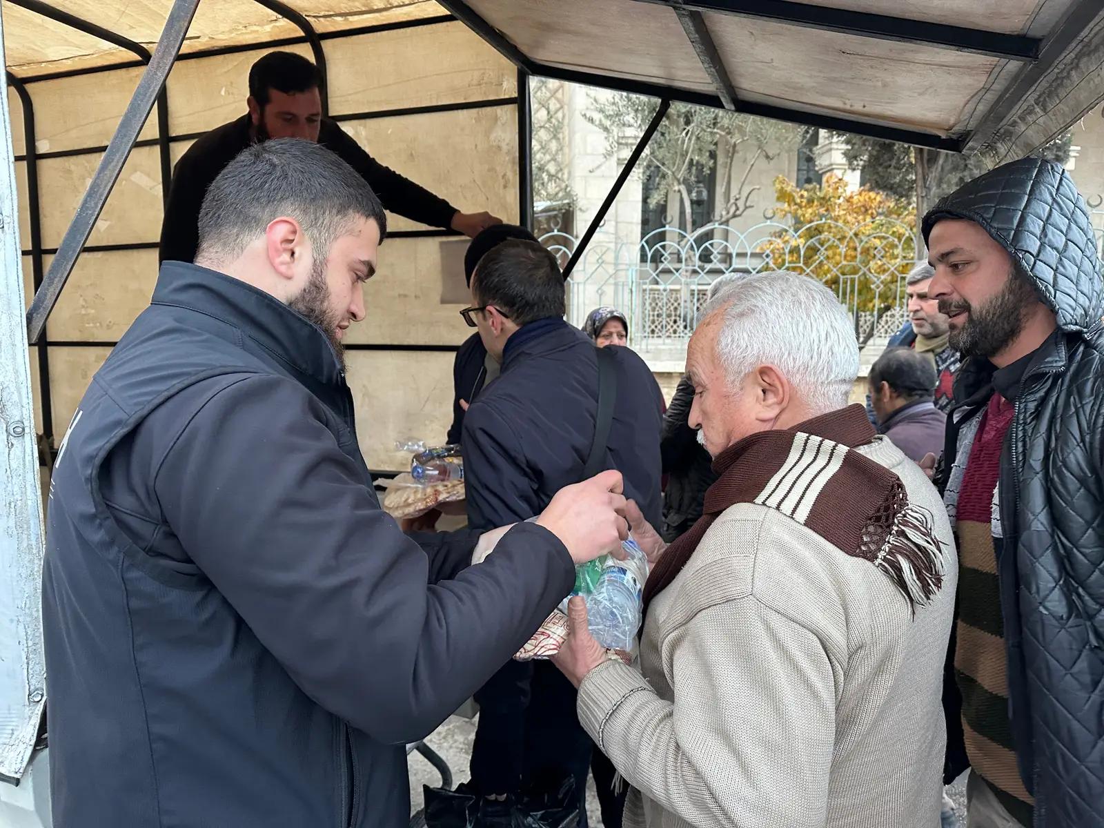 Wasserverteilung in Syrien